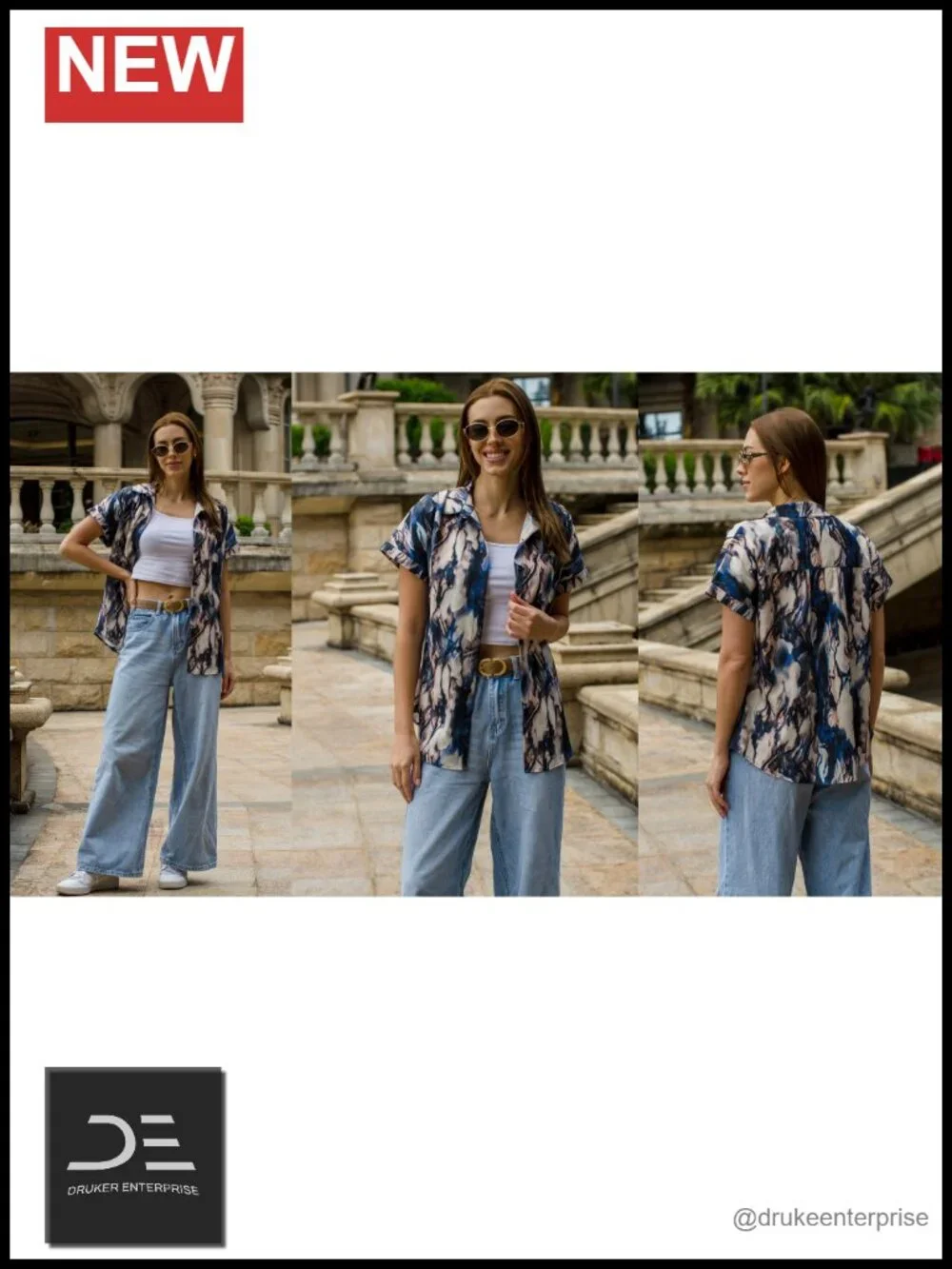 Short Sleeve V-Neck Button Down Shirt Blouse with Pocket Business Casual Top - Picture 5 of 5